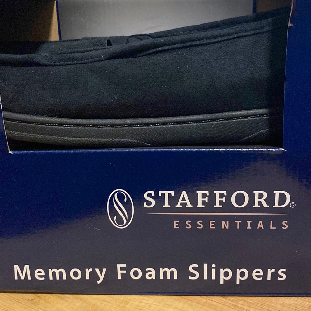 Stafford Memory Foam Slippers